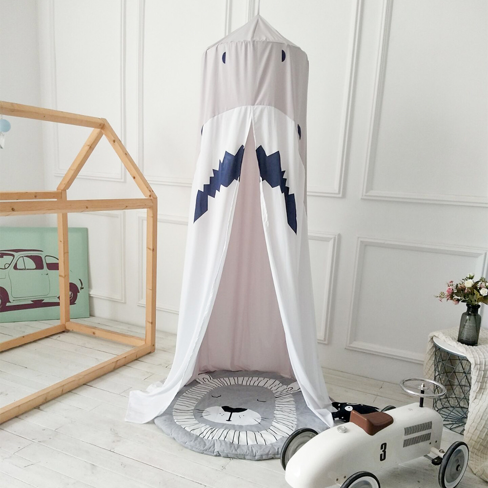 Shark Tent Ceiling Bed Curtain Baby Mosquito Net Children's Room Decoration Foreign Trade Tent