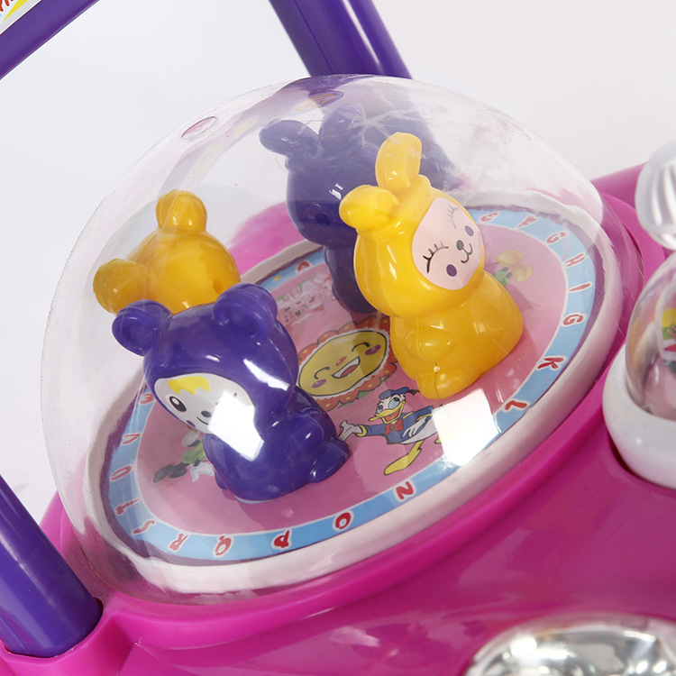 爆款宝宝学步车手推车音乐调速防侧翻儿童炫彩音乐助步车 批发详情图8