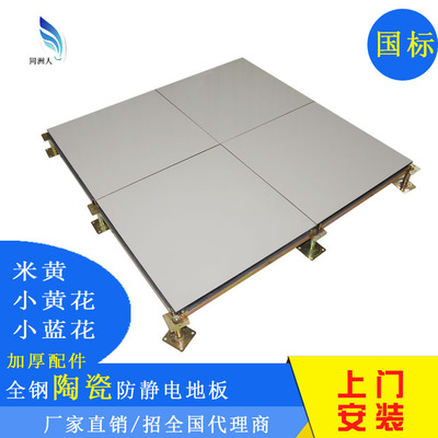 Merchants Distributors Steel ceramics Computer room Overhead activity floor Anti-static floor floor whole country The door install