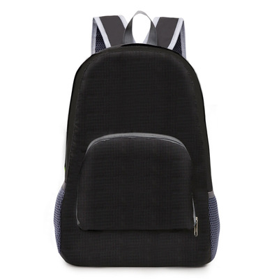 折叠收纳包定制 便携户外运动皮肤背包 旅游学生包书包现货批发|ms