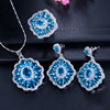 High-end set, jewelry, necklace, ring, earrings, Aliexpress, ebay, Amazon, 3 piece set, European style