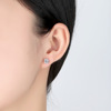 Zirconium, small design earrings, 2023, suitable for import, simple and elegant design, wholesale