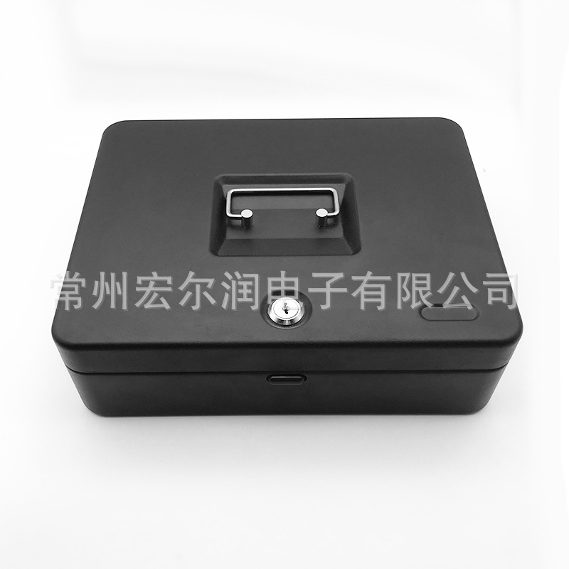 现金盒 上开孔黑色  配置安全线锁孔 厂家直卖