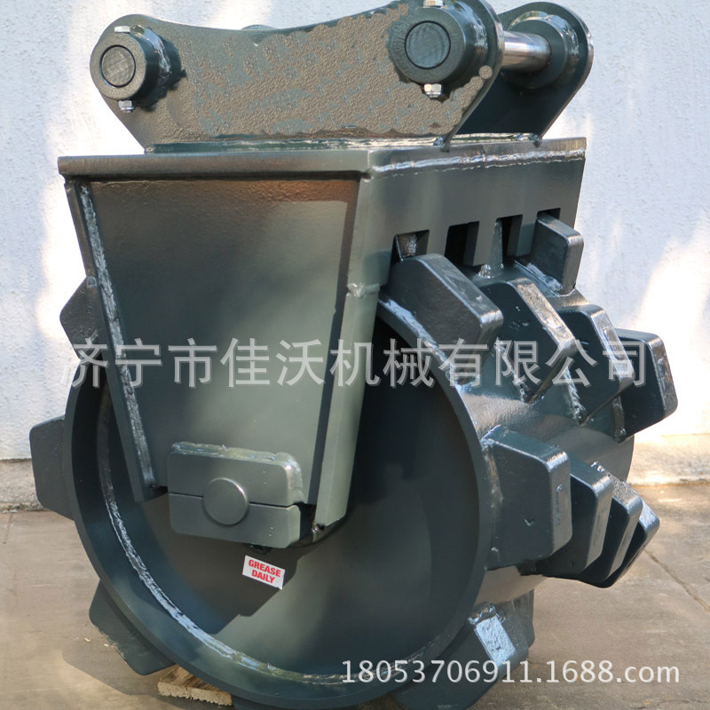 压实轮   挖机压实轮   回填帮手优惠工程机械配件佳沃机械挖掘机