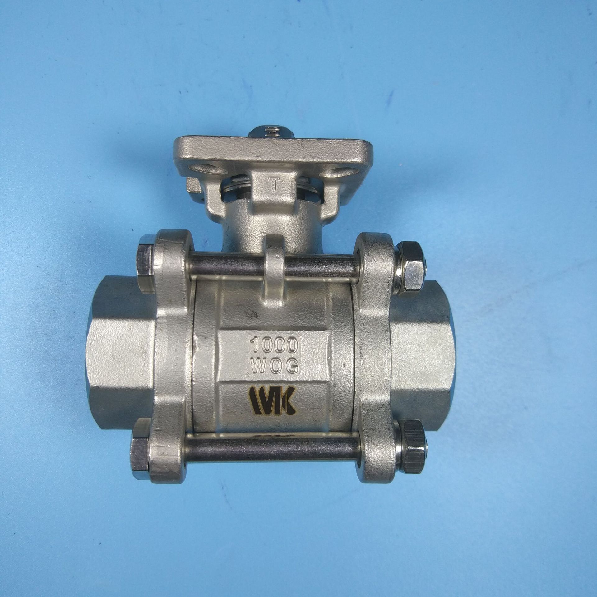 WK Three type Stainless steel Globe valve Heavy platform Internal thread Thread Through Pneumatic Globe valve