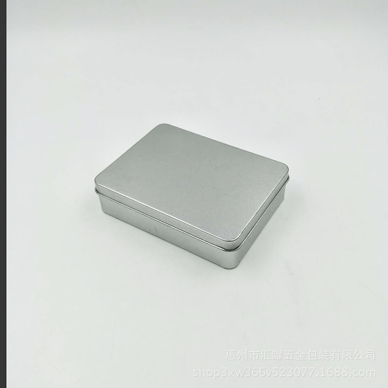 马口铁长方形扣底首饰盒项链手链盒桌面小物件收纳盒铁盒定制