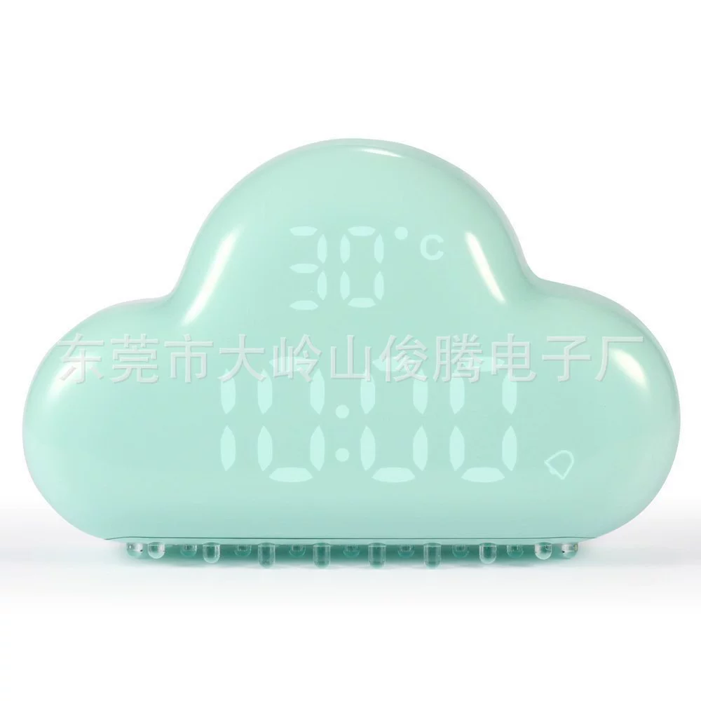 Кросс-бортов second-generation облачный будильник LED Электронный будильник Cruster Sleep Sound Control настольные часы магнитные настенные часы студенческие часы