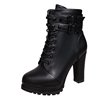 Martens, demi-season fleece high low boots, European style, wholesale