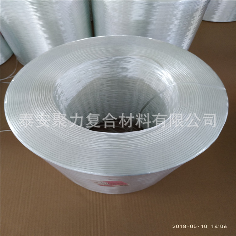 无碱缠绕纱 玻璃纤维合股纱耐碱 耐高温玻璃丝2400tex粗纱直接纱