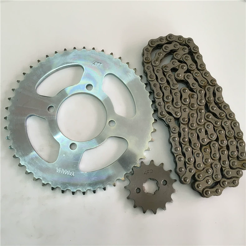 Аксессуары для мотоциклов JYM150 Leopard SRZ150 Tiger SR150 набор цепи зубчатая пластина Звездочка цепь из трех частей набор