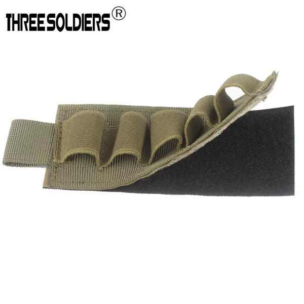 Outdoor 5 Hole Shotgun Bag Accessories Nylon Tactical Velcro Bulk Tools Velcro Bullet Bag