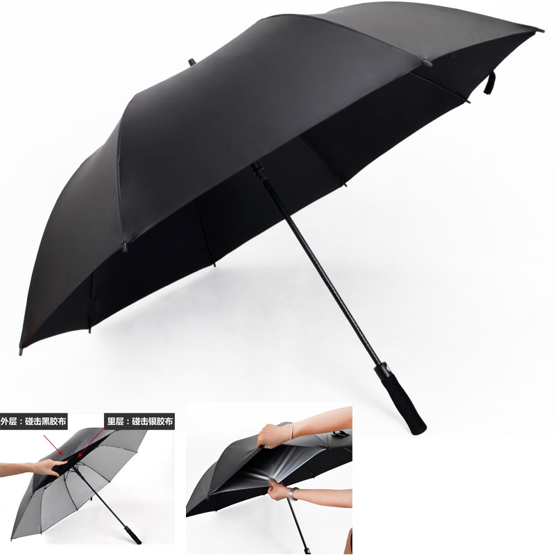 Manufactor Direct selling double-deck Golf umbrella Vinyl ultraviolet-proof Sunshade 0 Translucency Umbrella wholesale customized LOGO