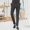 goods in stock Direct selling Korean Edition Trend Simplicity leisure time man Western-style trousers lattice Feet Western-style trousers Spring light gray Plaid trousers