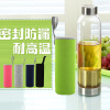 Fashionable sports bottle for water with glass, tea, hot and cold cup