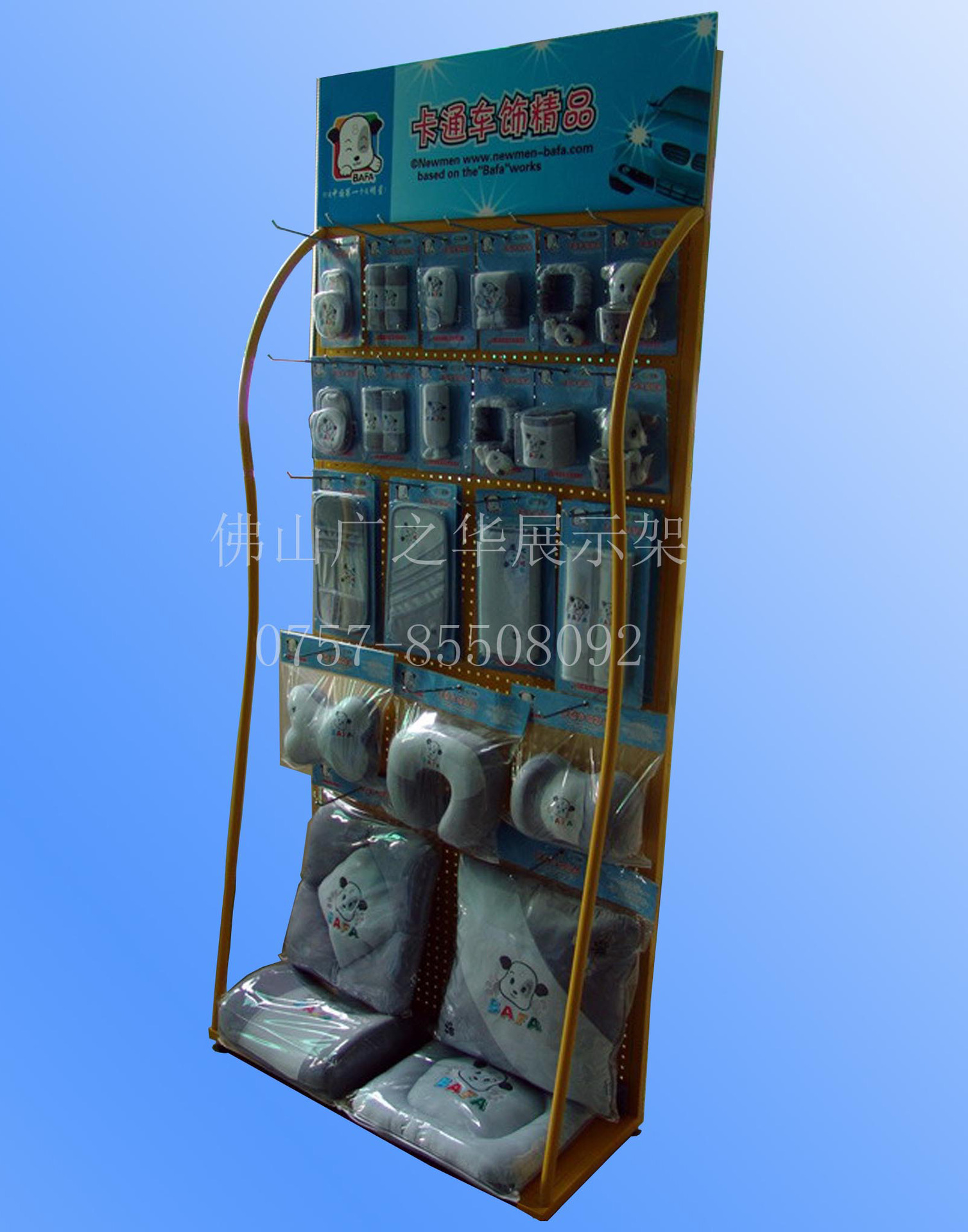 供应福建福州厦门钢铁制展示架精品展架，香水精品展示架