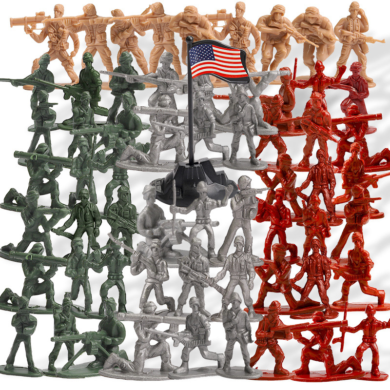 兵人静态玩具模型军事模型儿童益智沙盘战争军棋军事玩具厂家直销|ms