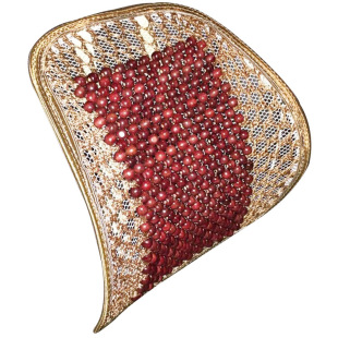 源頭工廠夏季木珠汽車腰靠/靠墊/靠枕/腰枕批發腰托養生舒適透氣