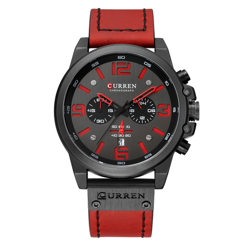Curren/Carren 8314 men's watch sports six-hand quartz watch calendar men's watch waterproof belt watch
