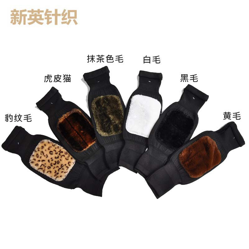 秋冬仿羊毛護膝保暖老寒腿 男女膝蓋加厚護腿 加絨運動防寒護具