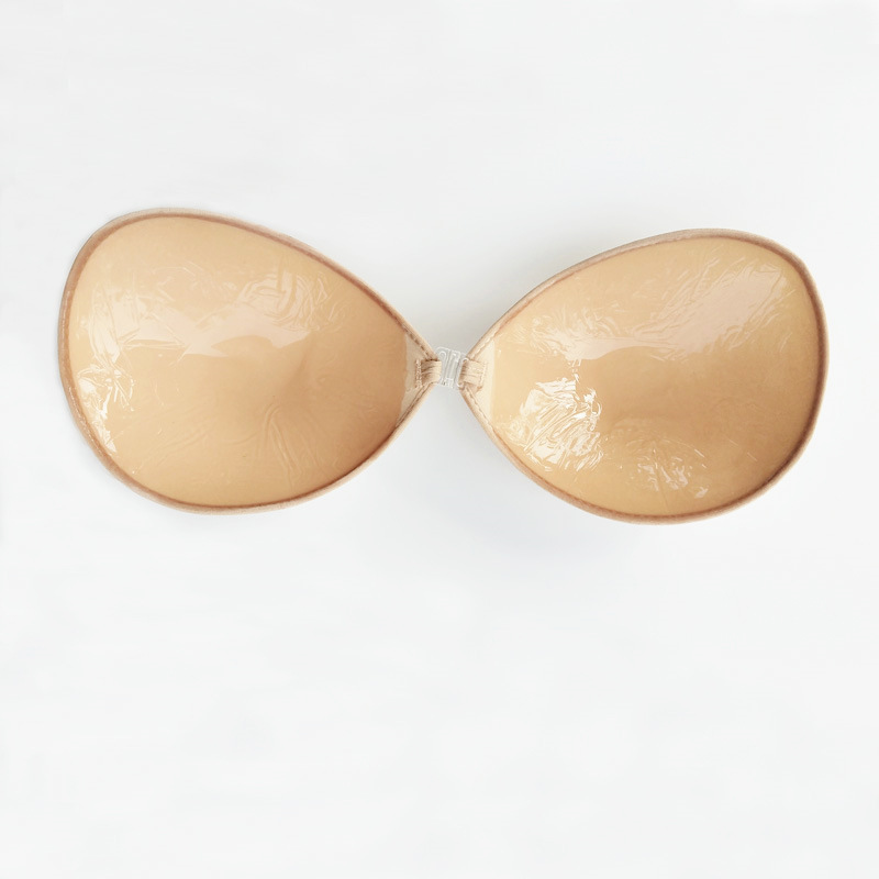 Ebay AliExpress taza redonda delgada de alta calidad de algodón invisible sujetador vestido de novia sujetador de silicona push up