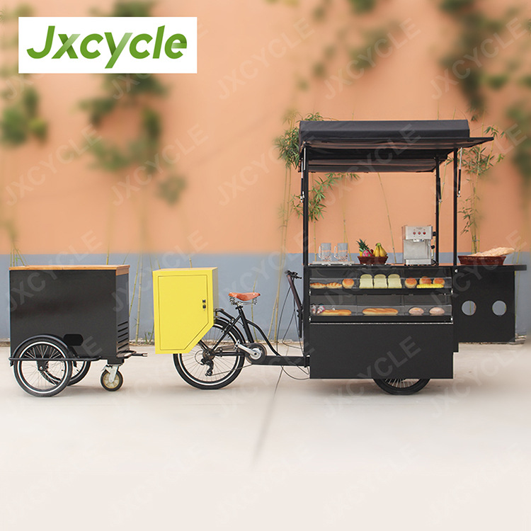 Jxcycle外卖车欧式出口品质夜市移动商业车厂价直销可定制