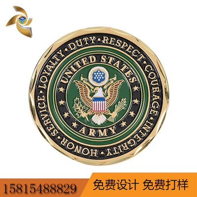 收藏钱币_五空军海军陆战队硬币金币收藏钱币