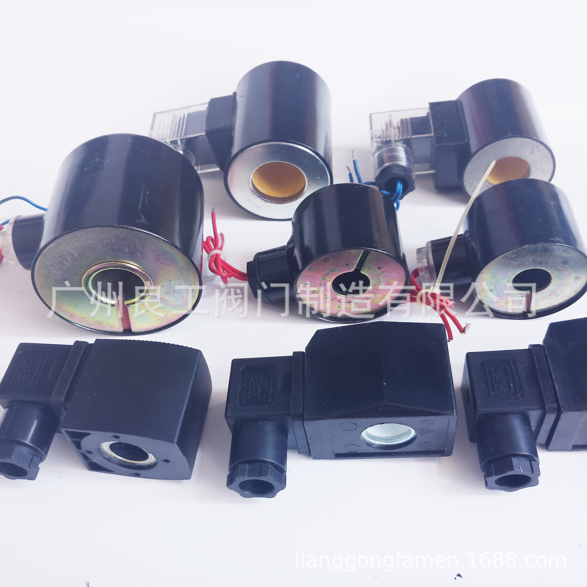 节能电磁阀配件4线节能模块电磁阀专用长时通电线圈不发热220v24v