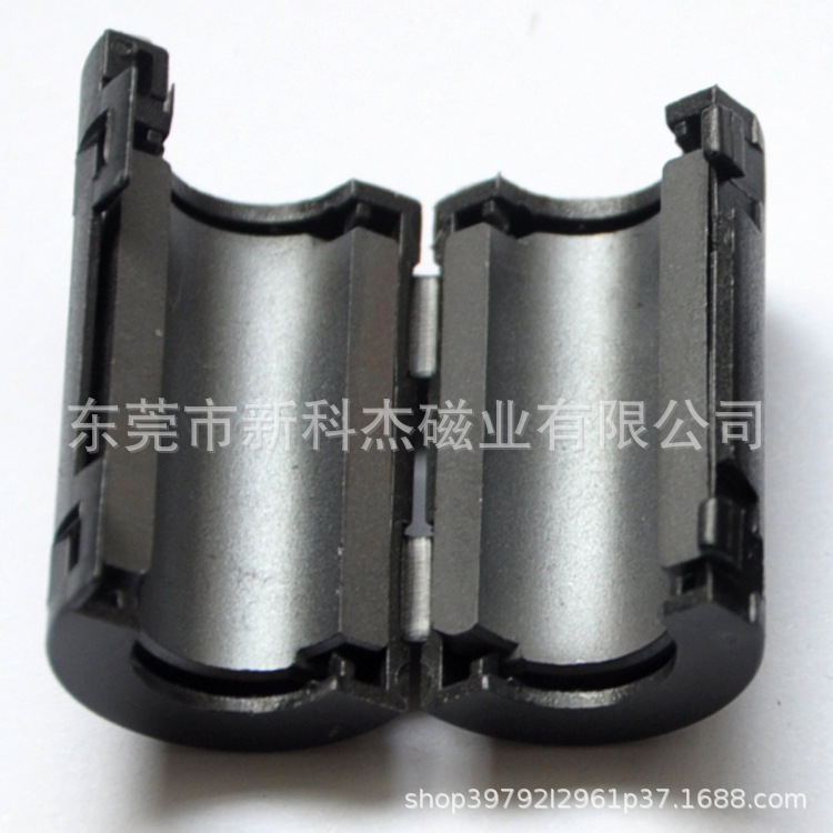 UF110 卡扣式滤波抗干扰磁环 夹扣式防干扰铁氧体镍锌消磁环厂家