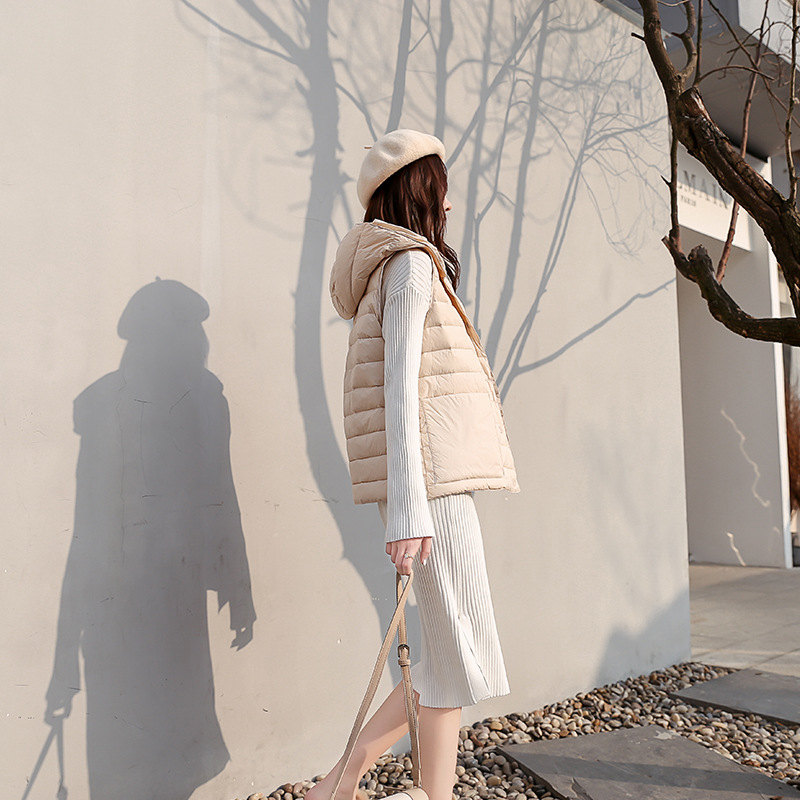 Gilet femme en Duvet de canard blanc - Ref 3317424 Image 5