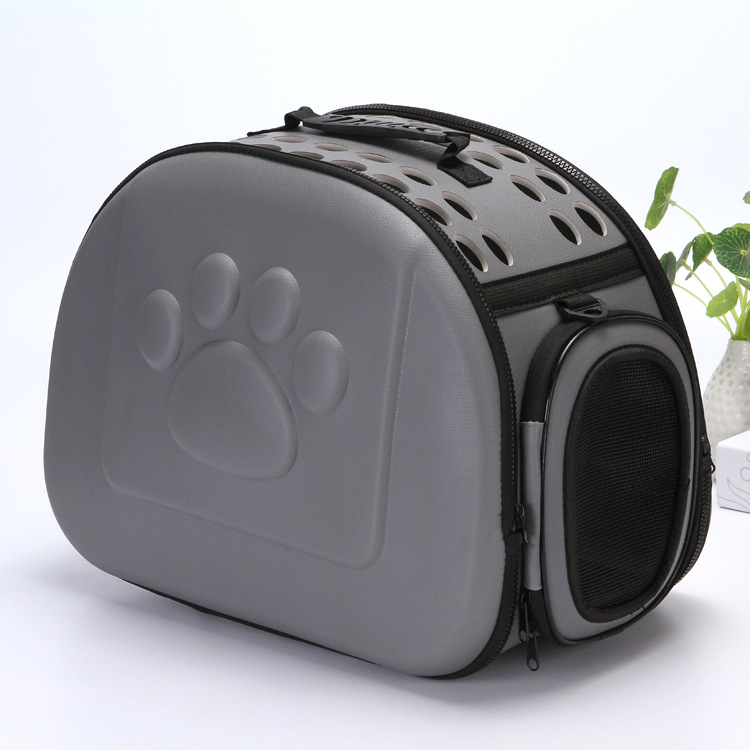 medium pet outing bag cat small dog breathable fashion portable folding out travel bag