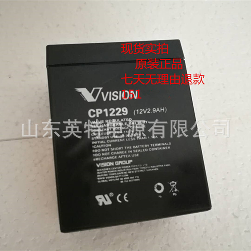 VISION威神蓄电池CP1229 威神12V2.9AH蓄电池 保障