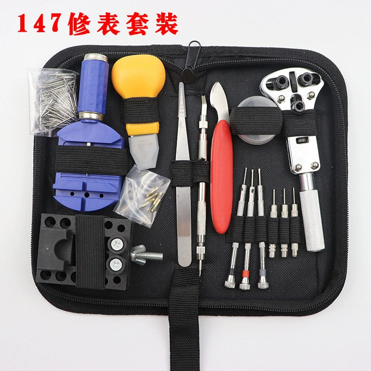 Watch repair, tools set, watch strap, 144 pieces