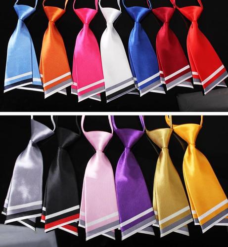 Korean version of professional formal wear for women small tie Japanese bow tie college style collar flower performance event bow student