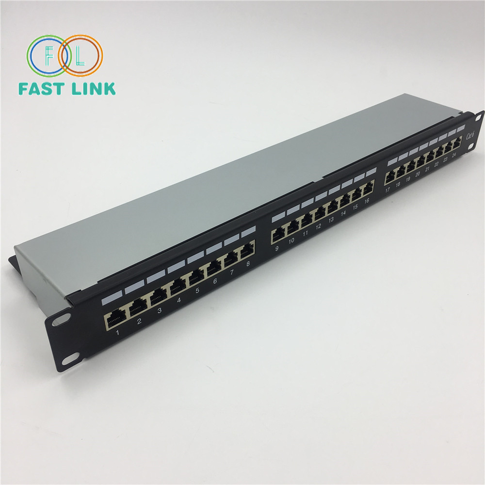 一体式24口网络配线架 带1U模块 屏蔽式 RJ45网络 RJ11架-阿里巴巴
