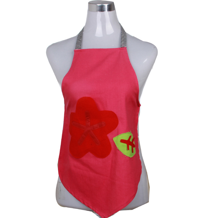 韓式圍裙棉麻布藝清新肩無袖圍裙家居防油防污廚房圍裙