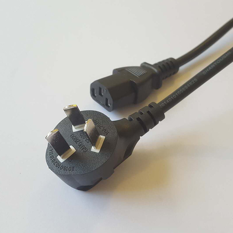 厂家直销  CCC  国式插头线  国式双头品字尾0.75平方 现货