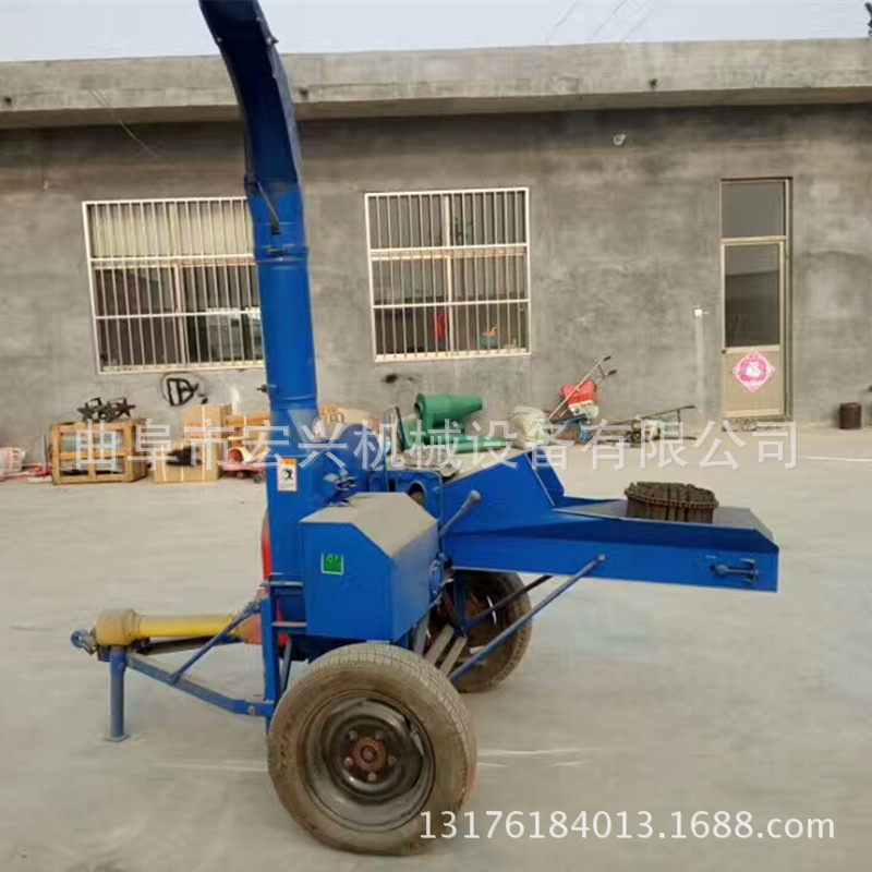 全自动传送带铡草机 自动进料斩草机