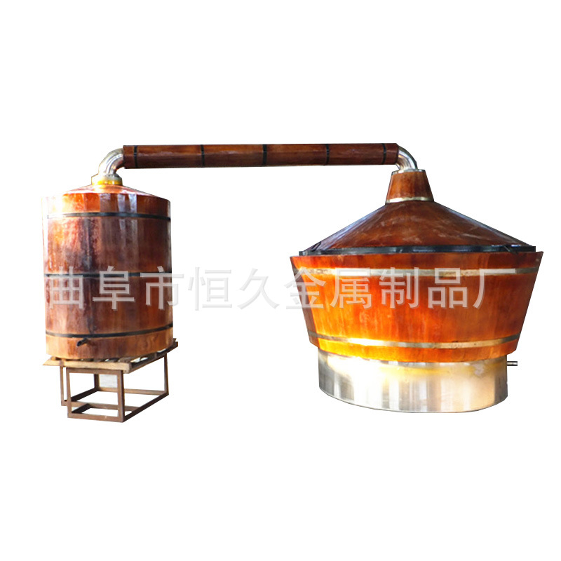 山东酿酒设备供应商 纯粮白酒生产设备 传统蒸酒锅 酒甑子图片