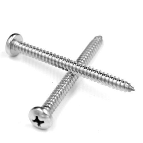 304 stainless steel round head self-tapping screw pan head cross head GB845 self-tapping wood screw M2M3M4M5M6