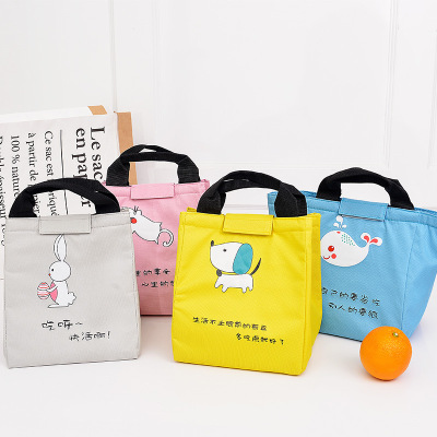 Manufactor Cold portable Ice pack Bento bag Aluminum Lunch Bag outdoors Picnic Cartoon Cold storage Insulation package