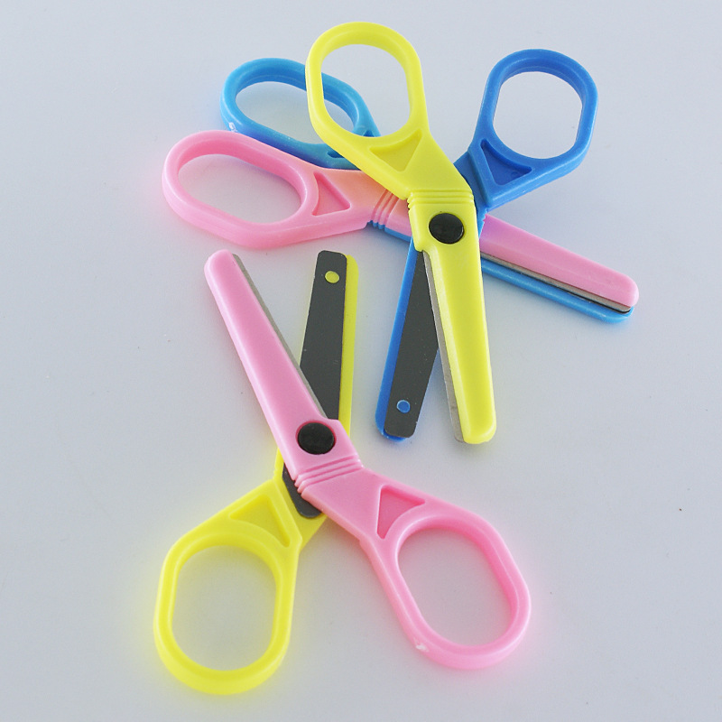 鹏豪早教儿童安全保护剪纸剪刀