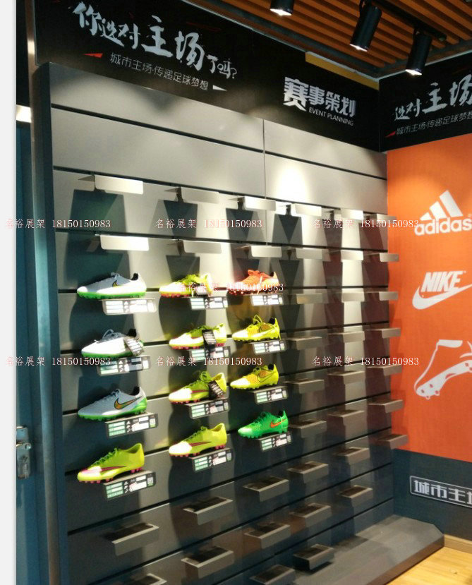 运动鞋货架 足球鞋展柜 篮球鞋陈列架 服装泳衣泳装货架 背心展架
