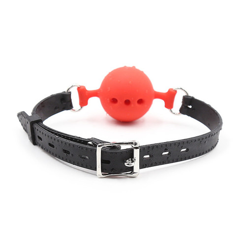 Sexy SM bondage toy mouth plug sex product hole full silicone mouth ball pink silicone adult couple passion props
