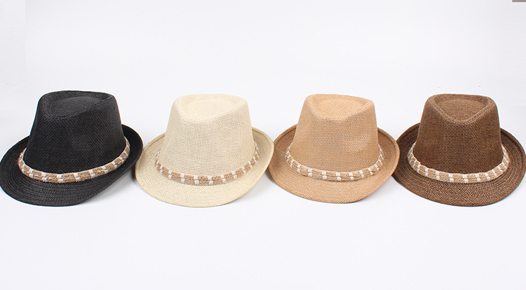 Straw Hat Female Korean Fashion Sun Hat Jazz Hat display picture 1