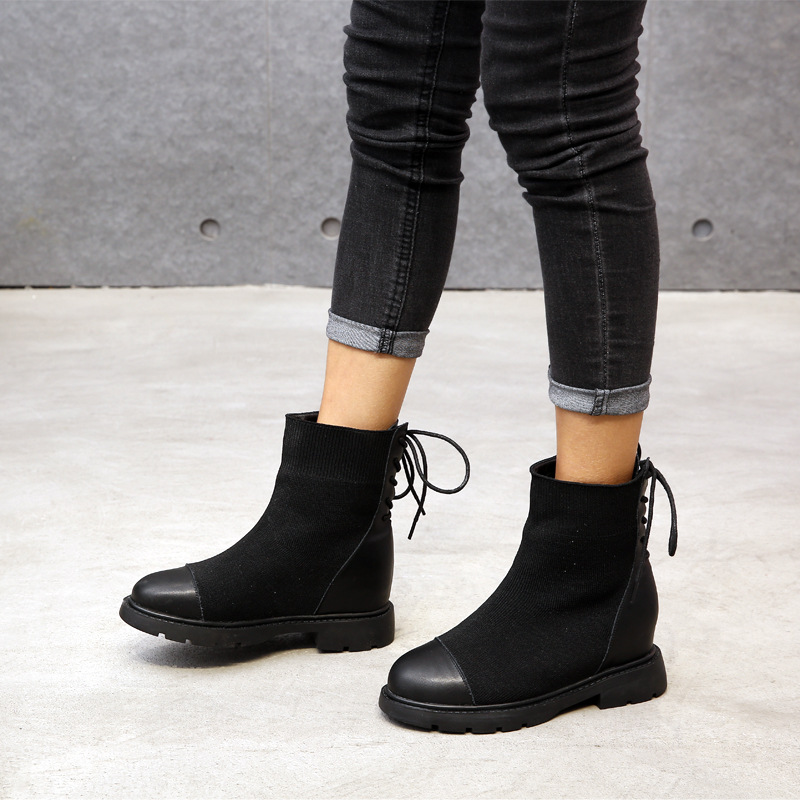 Bottes femme en Tricot - Ref 3355533 Image 5