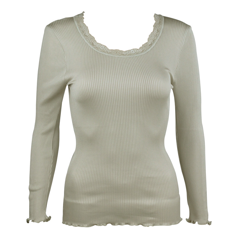 Seamless Long Sleeve T Shirt for Women 100 Mulberry Silk Slim Fit Spring Fashion Wholesale Available