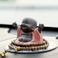 小號招財彌勒佛車載汽車擺件開心佛祝福保平安車內車載車上裝飾品