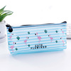 Children's capacious teaching pencil case suitable for men and women, flamingo, Birthday gift, Japanese and Korean