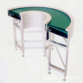 90度转弯PVC快递包装分拣输送线 小型皮带输送机 皮带输送机图片