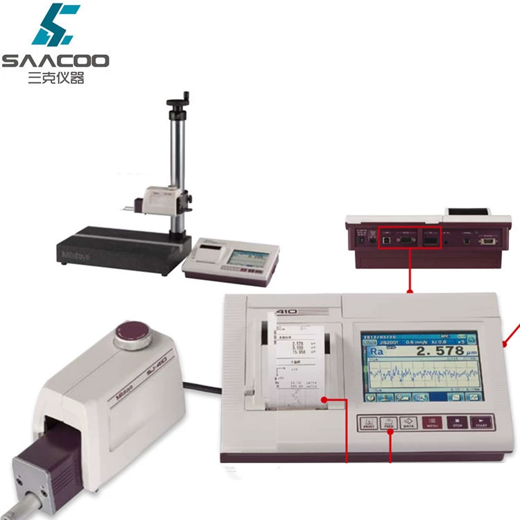 Япония Mitutoyo MitutoyoSJ-410 прибор для измерения шероховатости поверхности цветной сенсорный экран машина для измерения шероховатости